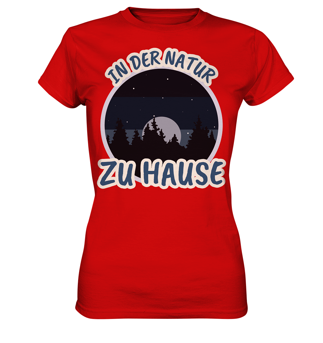 In der Natur zu Hause - Ladies Premium Shirt