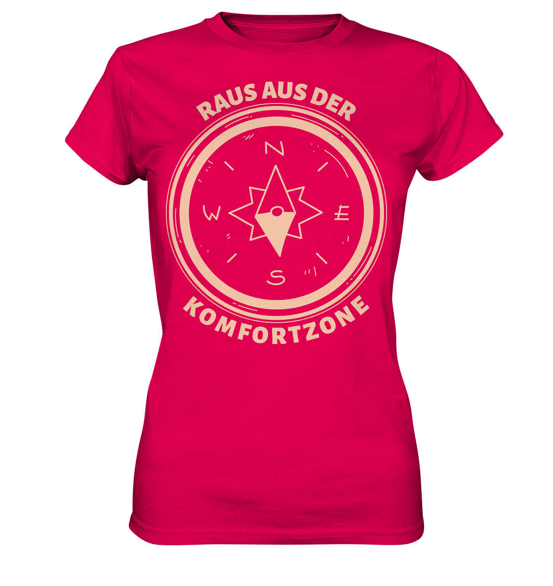 RAUS AUS DER KOMFORTZONE - Ladies Premium Shirt