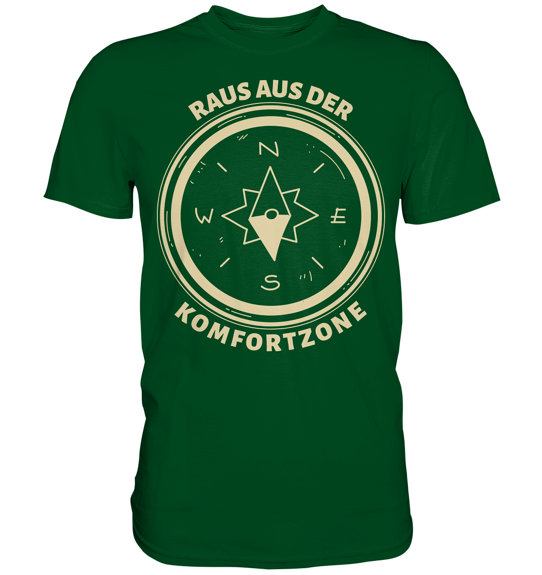 RAUS AUS DER KOMFORTZONE - Premium Shirt