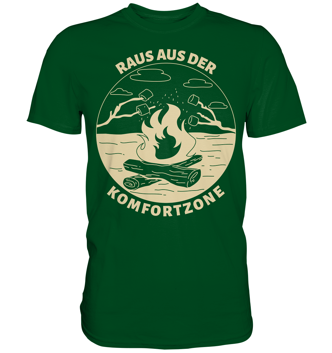 Raus aus der Komfortzone - Premium Shirt