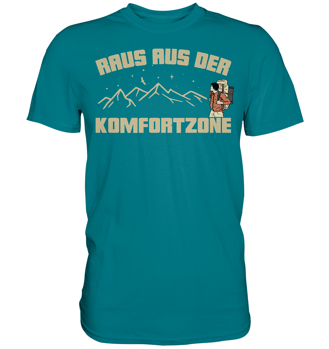 Raus aus der Komfortzone - Premium Shirt