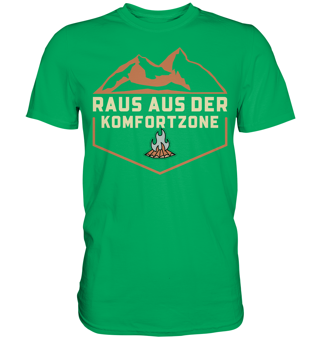 Raus aus der Komfortzone - Premium Shirt