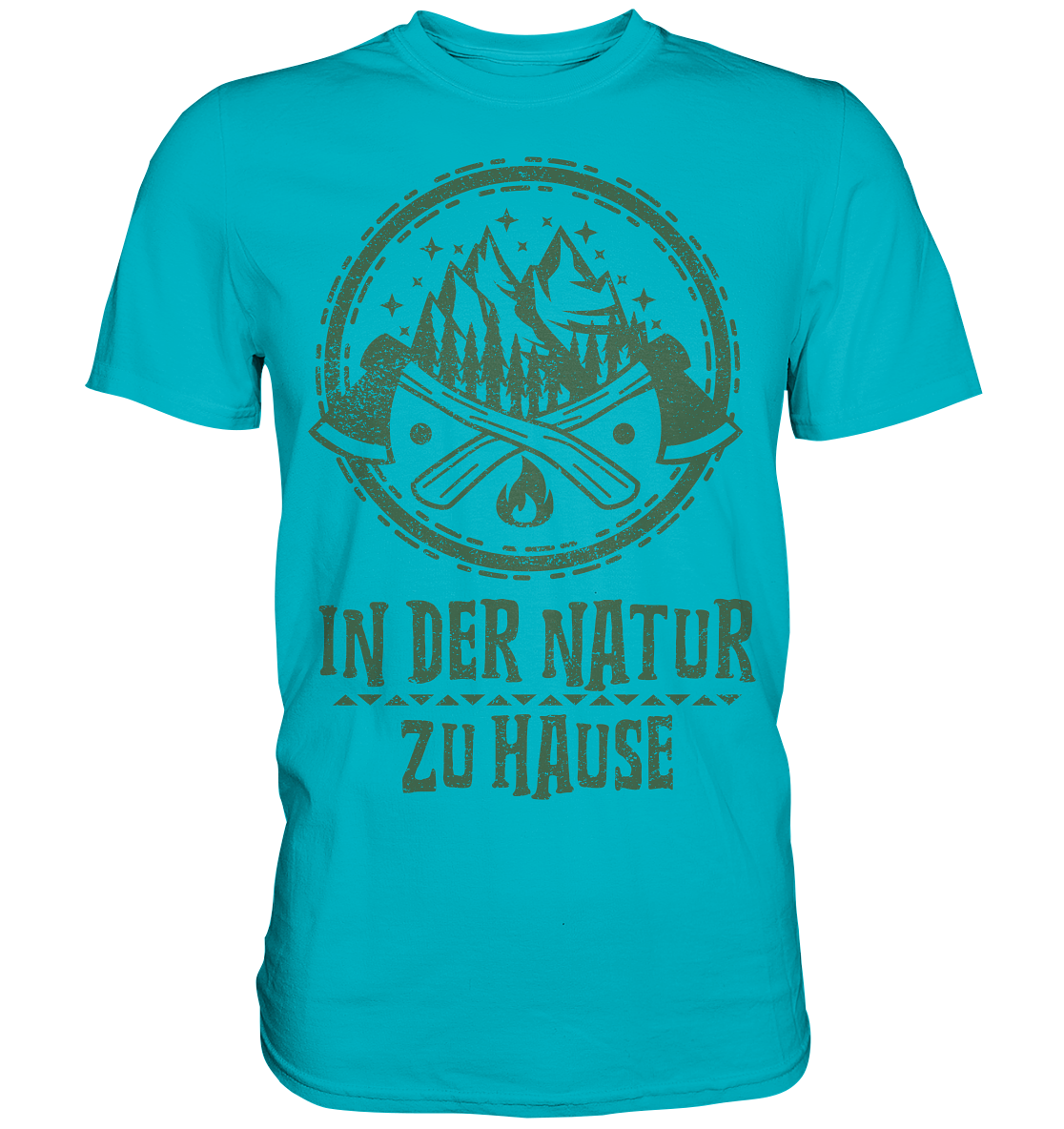 IN DER NATUR ZU HAUSE - Premium Shirt