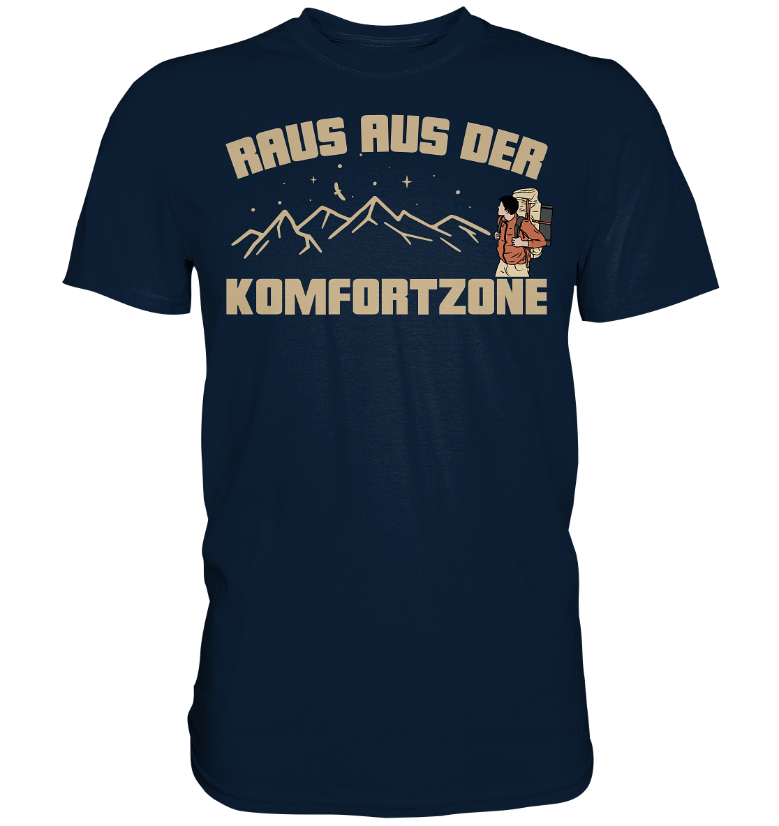 Raus aus der Komfortzone - Premium Shirt