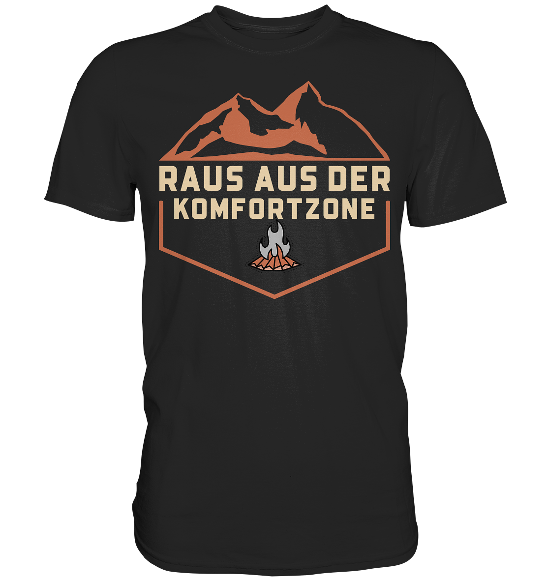 Raus aus der Komfortzone - Premium Shirt