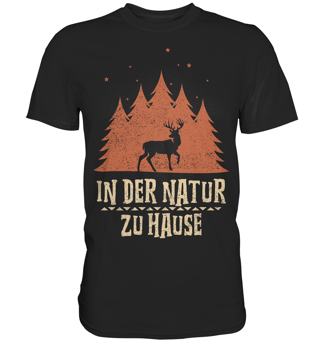 IN DER NATUR ZU HAUSE - Premium Shirt