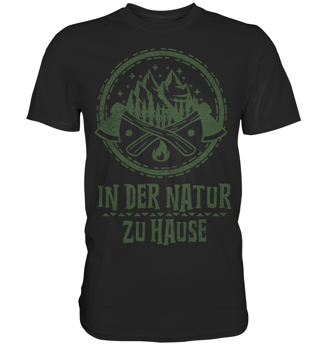 IN DER NATUR ZU HAUSE - Premium Shirt