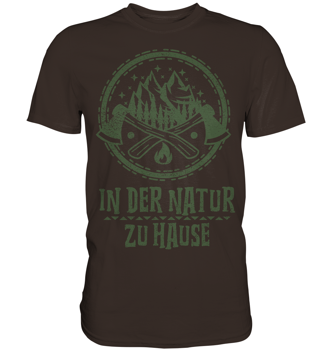 IN DER NATUR ZU HAUSE - Premium Shirt