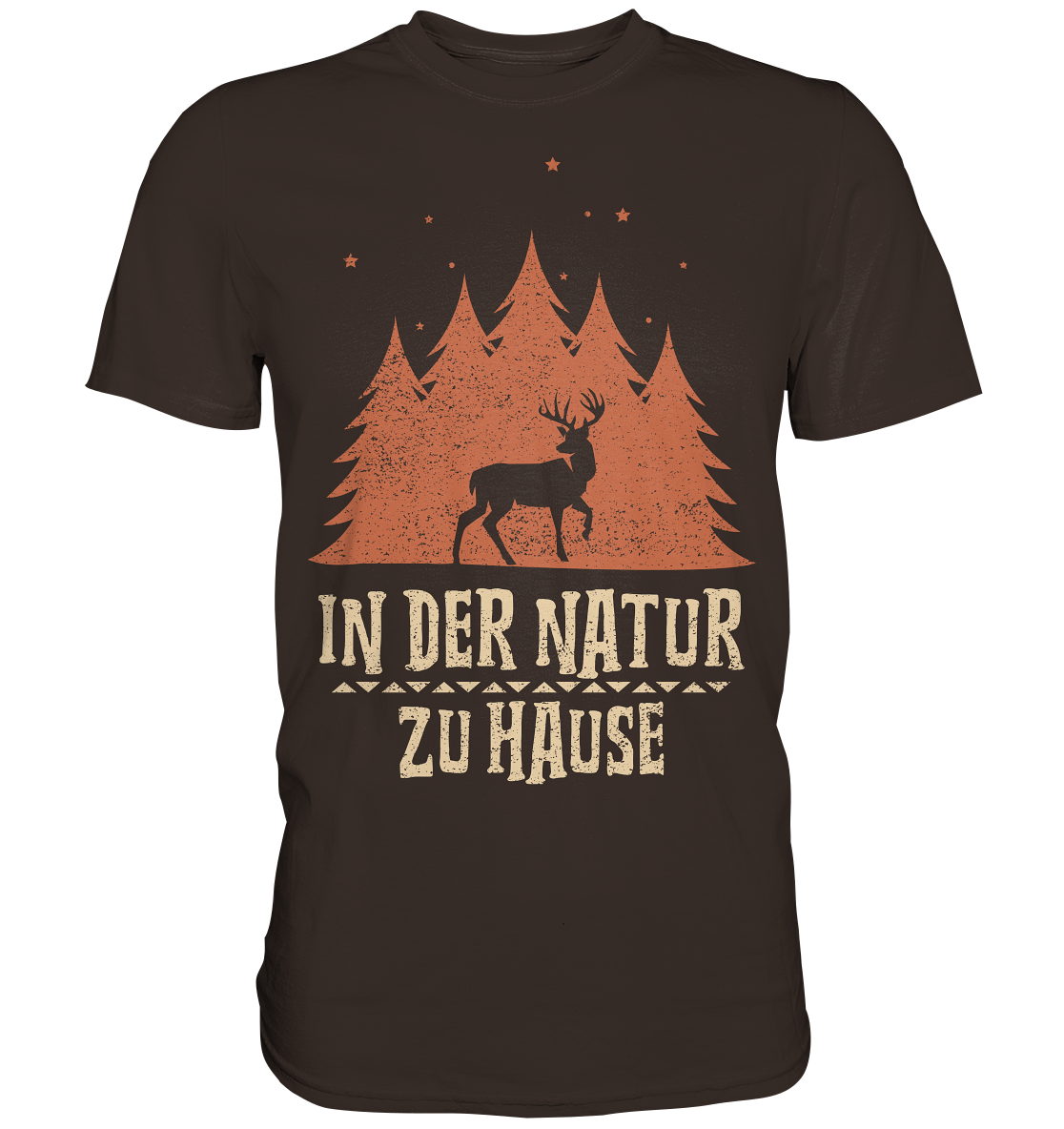 IN DER NATUR ZU HAUSE - Premium Shirt