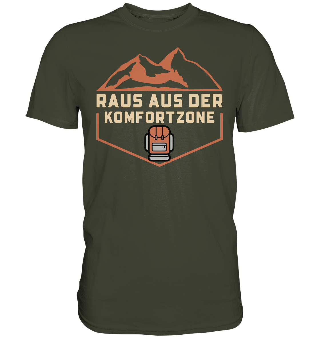 Raus aus der Komfortzone - Premium Shirt