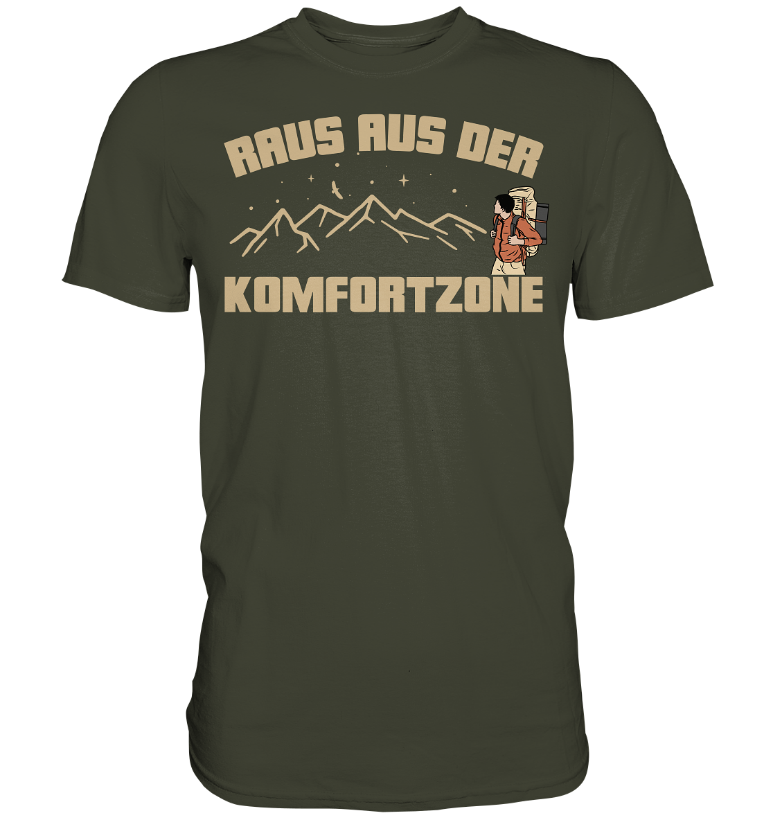 Raus aus der Komfortzone - Premium Shirt