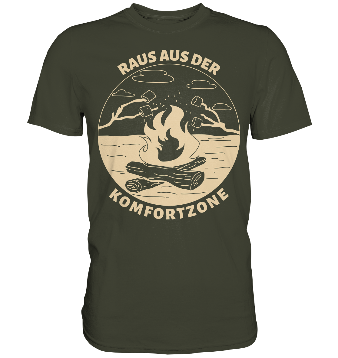 Raus aus der Komfortzone - Premium Shirt