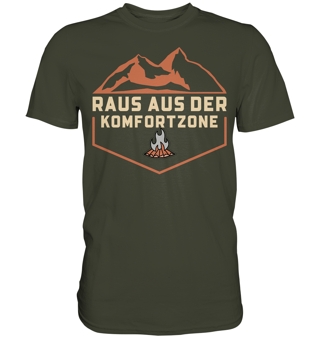 Raus aus der Komfortzone - Premium Shirt