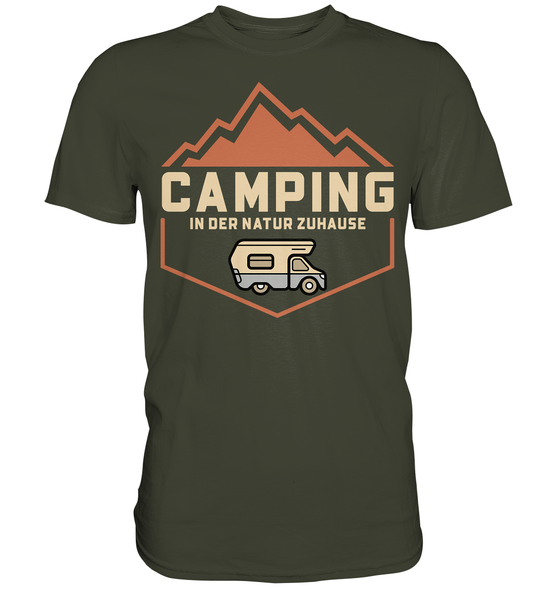 CAMPING-IN DER NATUR ZU HAUSE - Premium Shirt