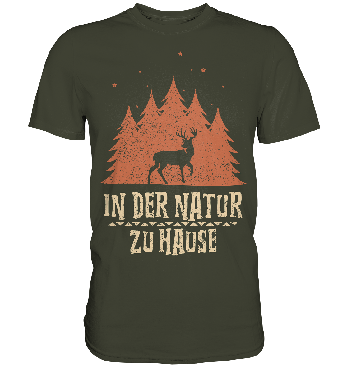 IN DER NATUR ZU HAUSE - Premium Shirt