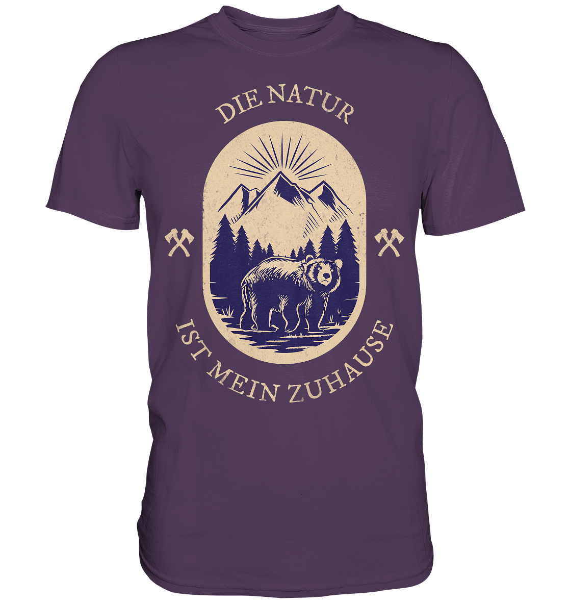 DIE NATUR IST MEIN ZU HAUSE - Premium Shirt