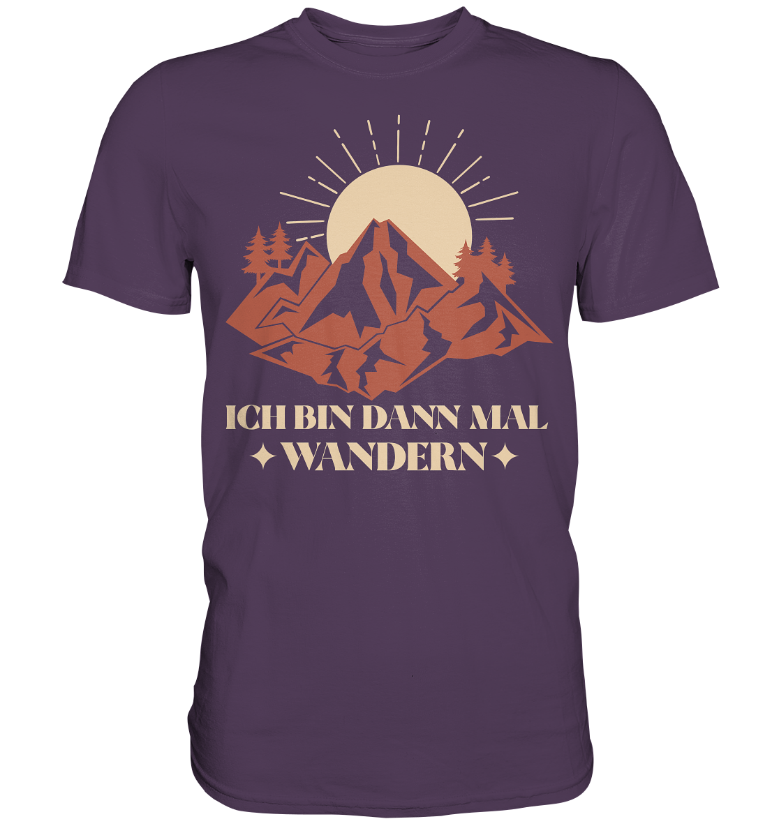 ICH BIN DANN MAL WANDERN - Premium Shirt