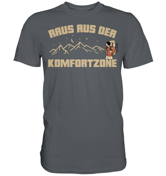 Raus aus der Komfortzone - Premium Shirt