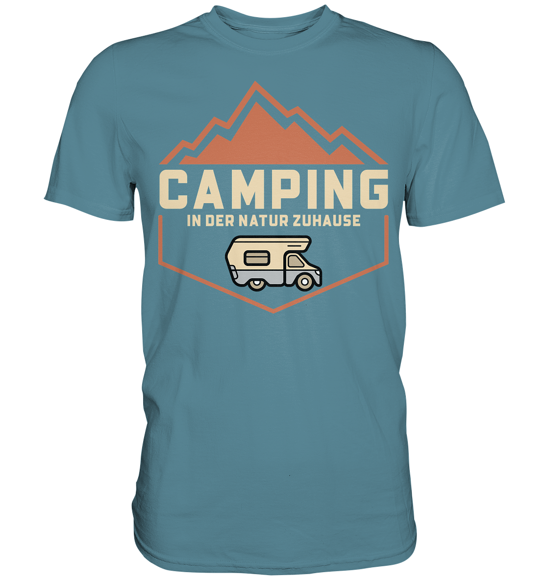 CAMPING-IN DER NATUR ZU HAUSE - Premium Shirt