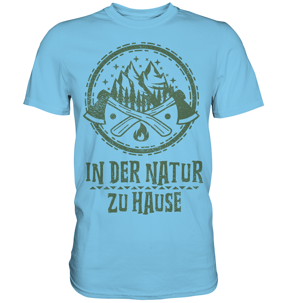 IN DER NATUR ZU HAUSE - Premium Shirt