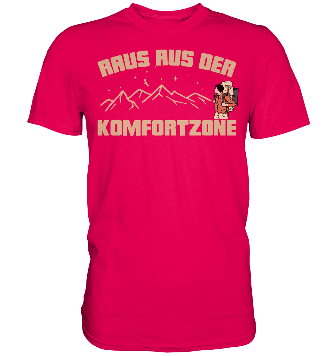 Raus aus der Komfortzone - Premium Shirt