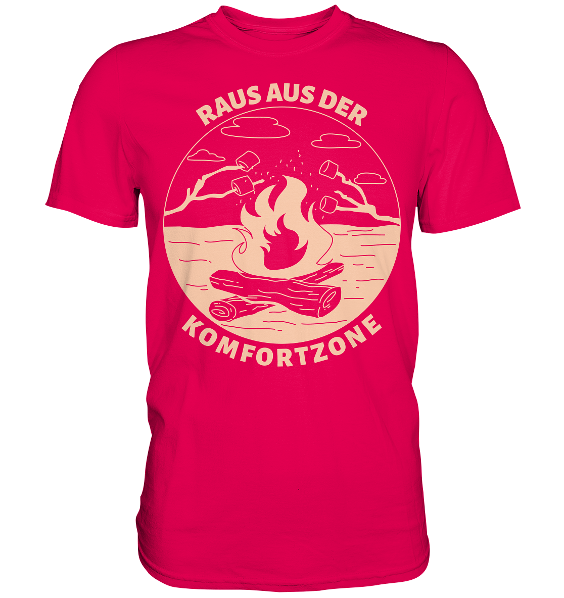 Raus aus der Komfortzone - Premium Shirt