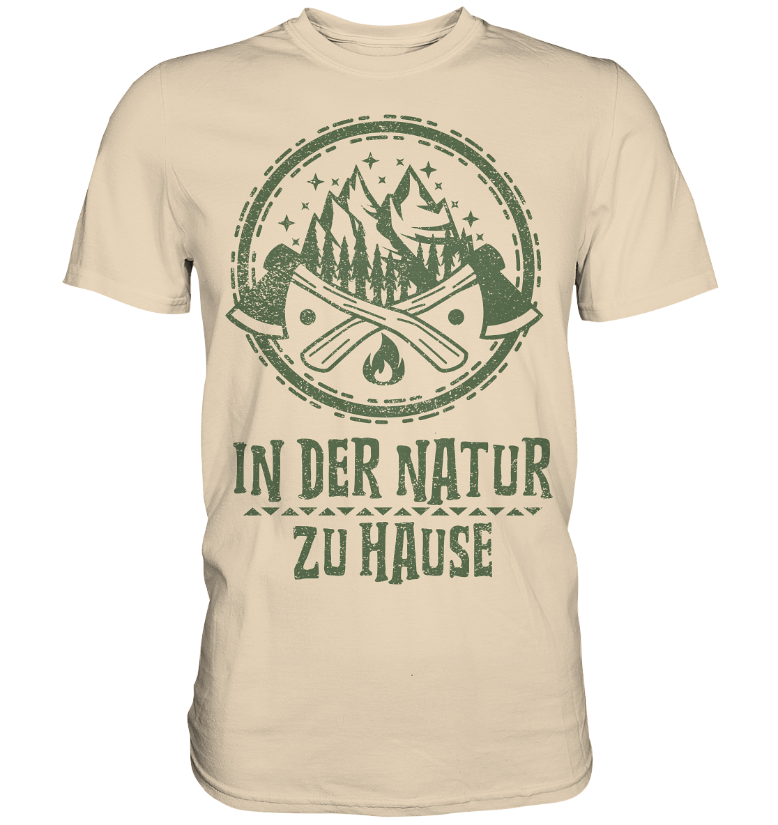 IN DER NATUR ZU HAUSE - Premium Shirt