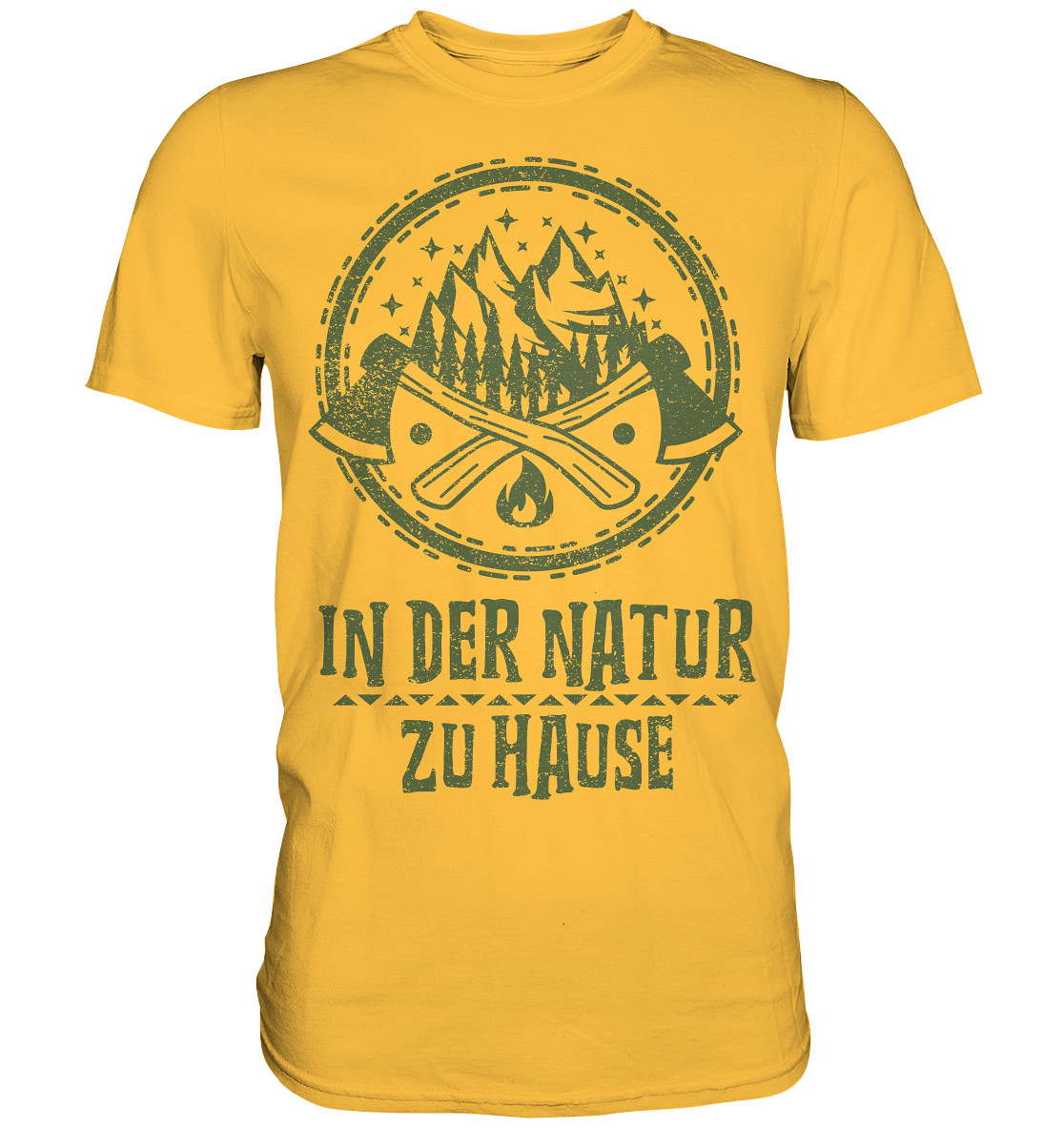 IN DER NATUR ZU HAUSE - Premium Shirt